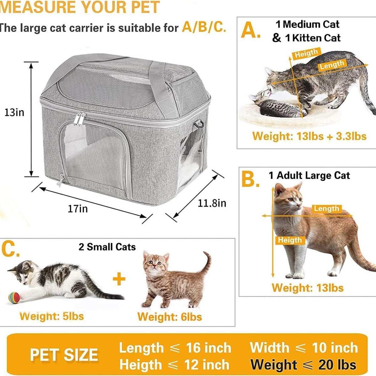 Cat Backpack Breathable Pet Portable Carrier Bag Travel Transport Bag For Small Dogs And Cats Outgoing