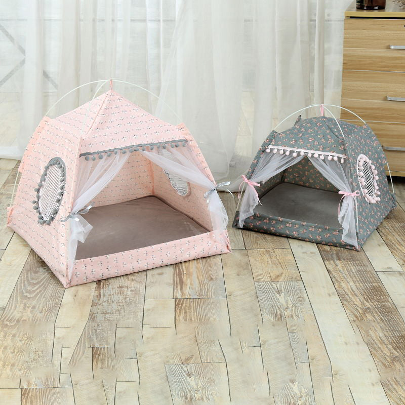 Comfy Calming Pet Tent Bed for Cats