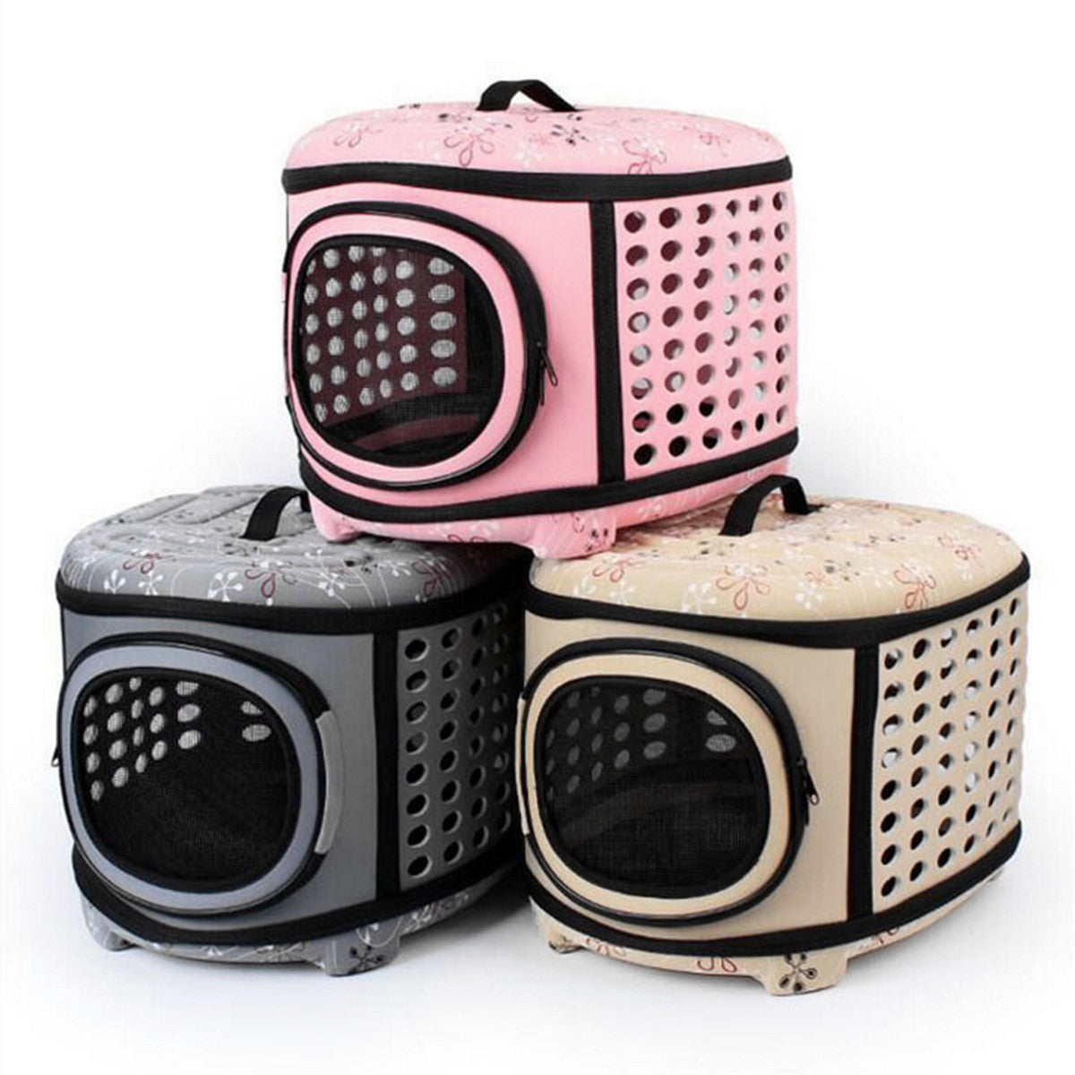 Foldable Pet Dog Puppy Handbag Carrier Cage