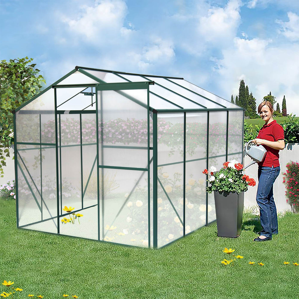 Educational 6' x 8' Polycarbonate Greenhouse Instructional Size 48 square feet– Hands-On Plant Science, STEM, Agriculture &amp; 4-H Gardening