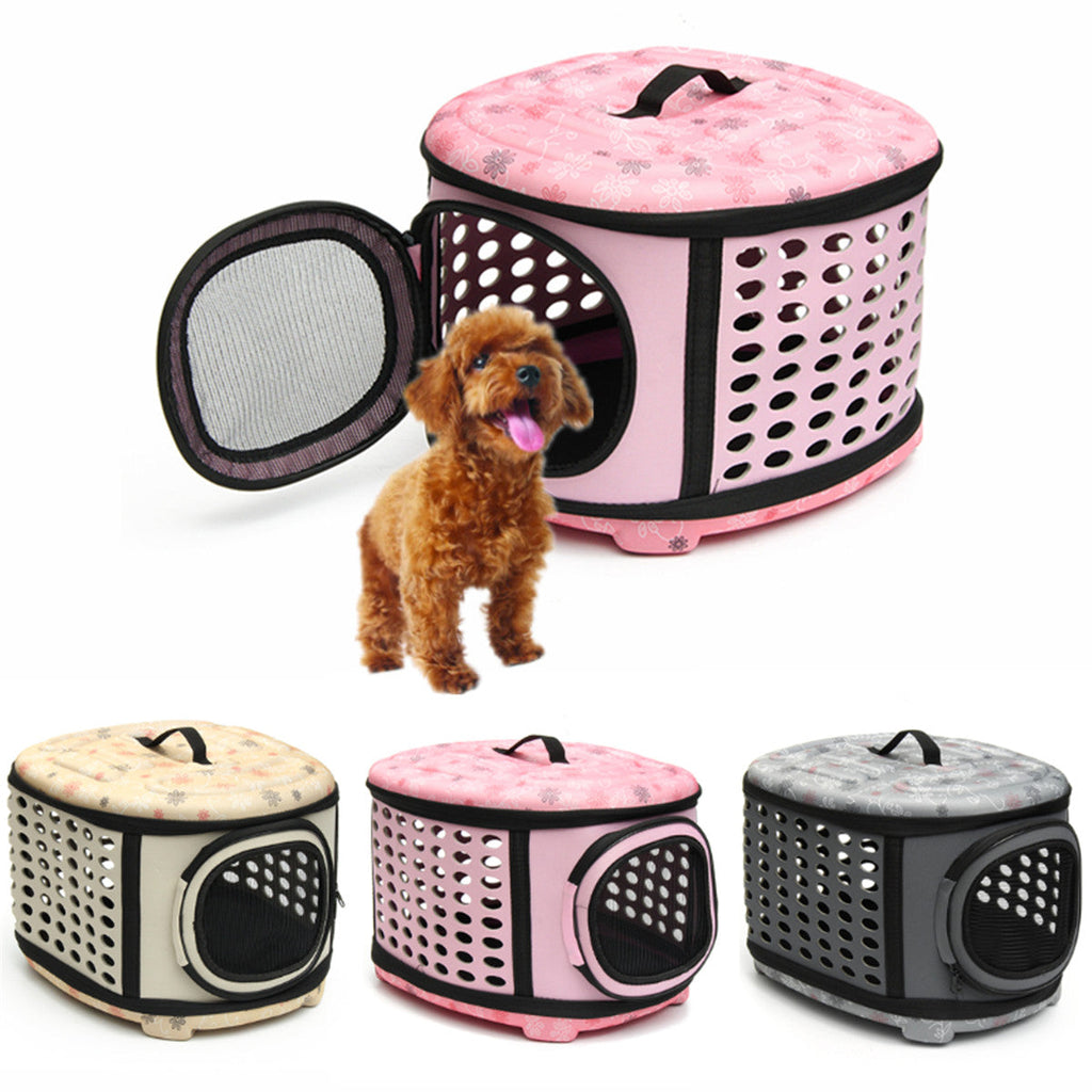 Foldable Pet Dog Puppy Handbag Carrier Cage