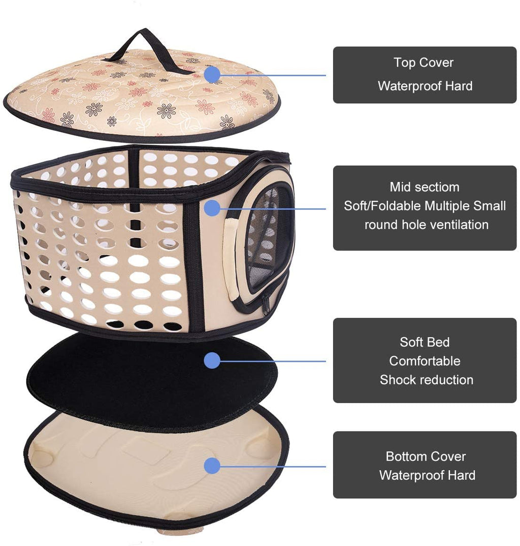Foldable Pet Dog Puppy Handbag Carrier Cage