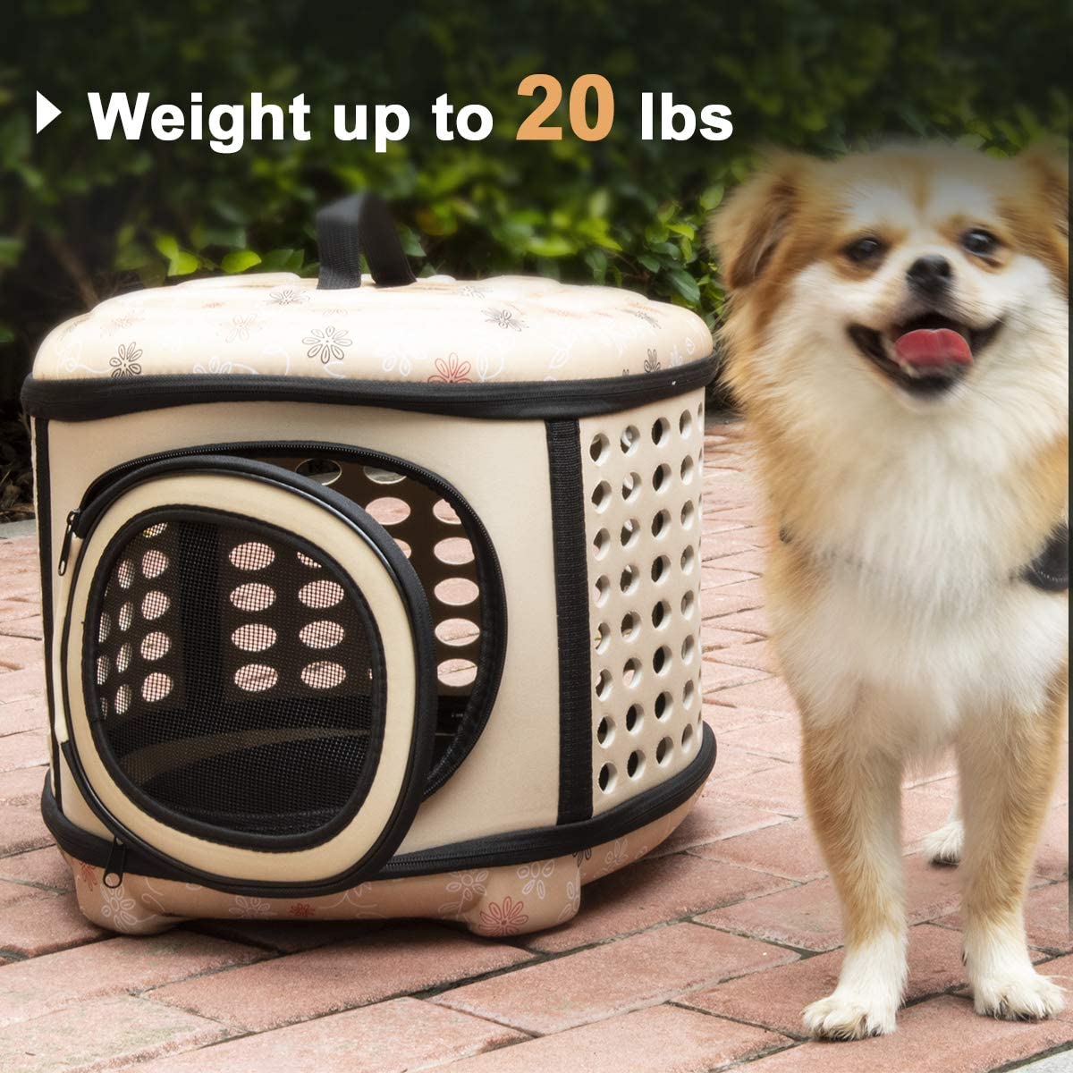 Foldable Pet Dog Puppy Handbag Carrier Cage