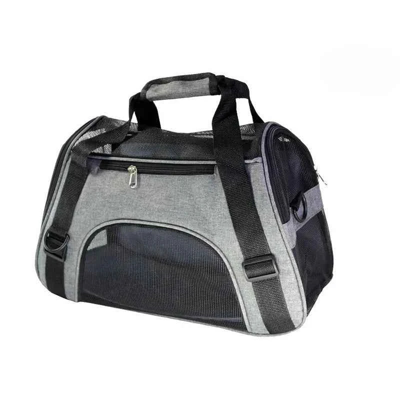 Portable Cat Travel Carrier – Breathable Mesh Pet Handbag