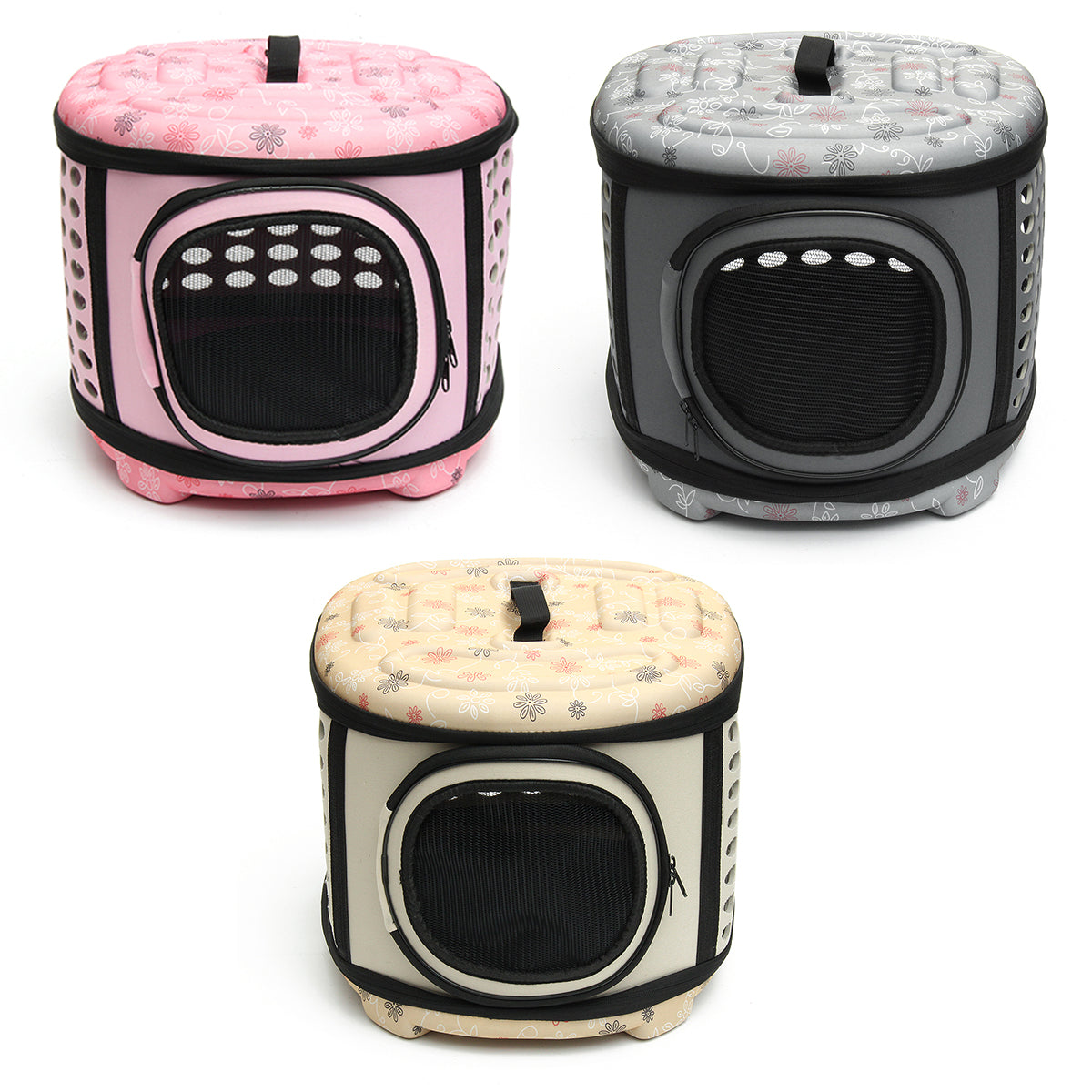Foldable Pet Dog Puppy Handbag Carrier Cage