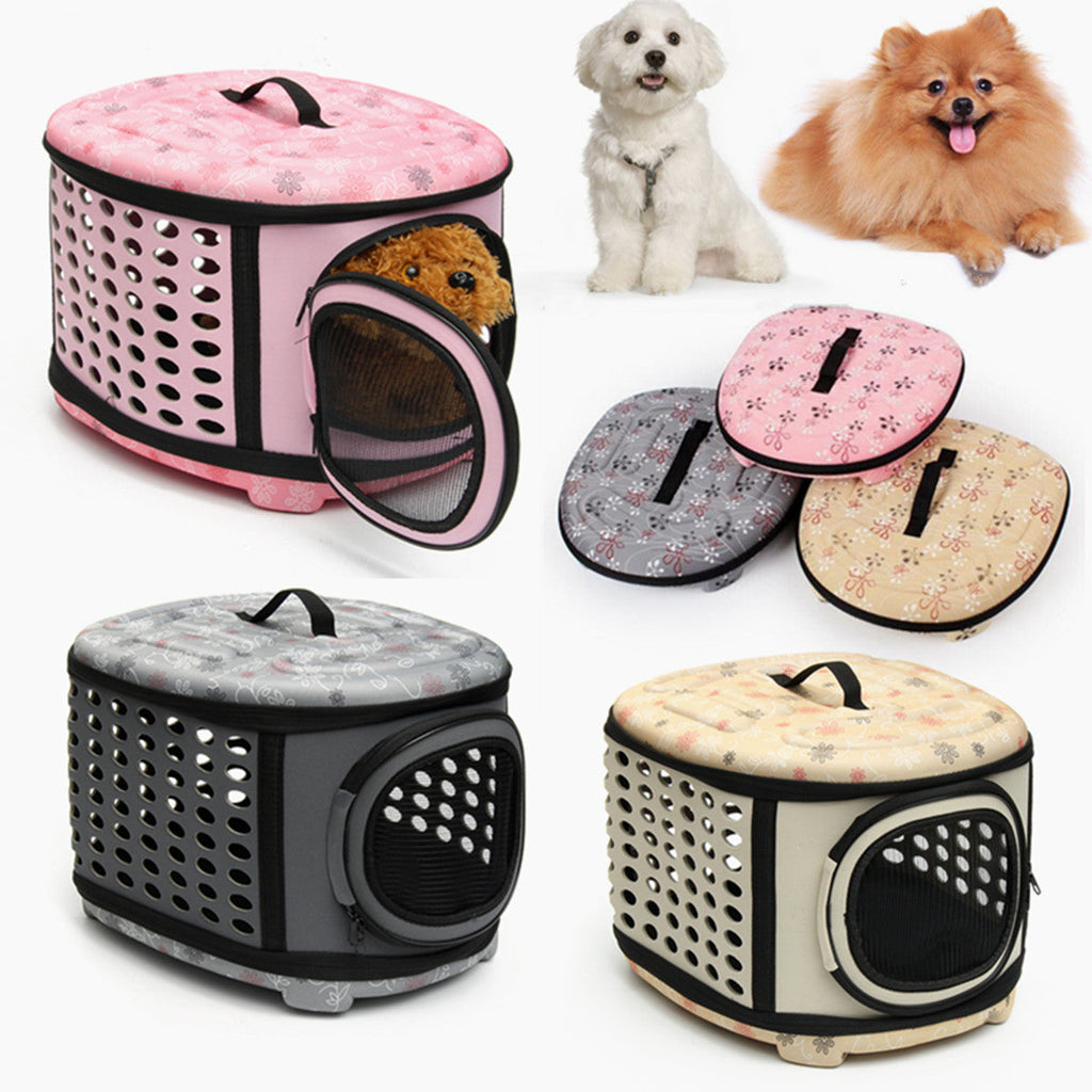 Foldable Pet Dog Puppy Handbag Carrier Cage