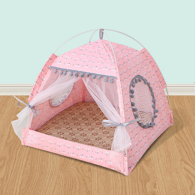 Comfy Calming Pet Tent Bed for Cats