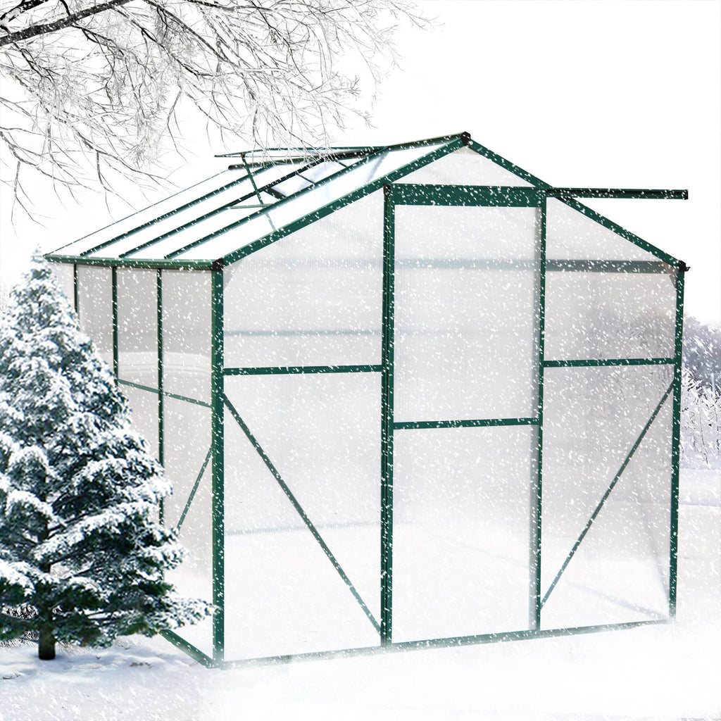 Educational 6' x 8' Polycarbonate Greenhouse Instructional Size 48 square feet– Hands-On Plant Science, STEM, Agriculture &amp; 4-H Gardening